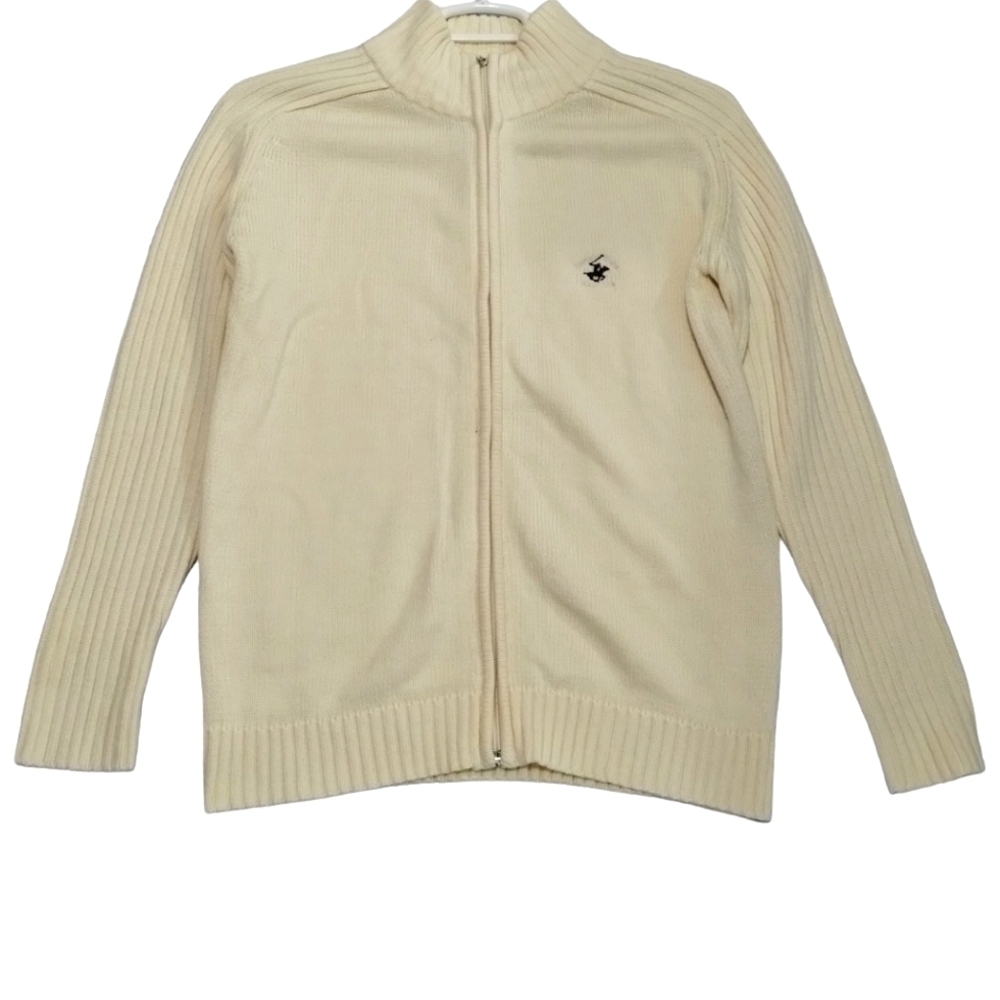 Beverly Hills Polo Club Full Zip Cardigan